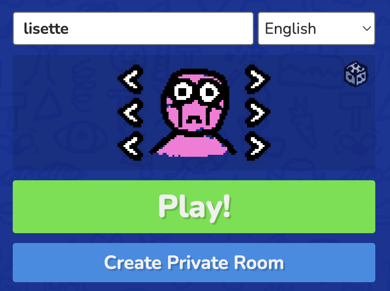 Playing Skribbl.io! 