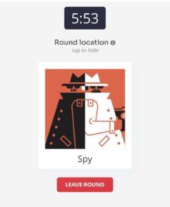 A spy card in the game Spy Fall