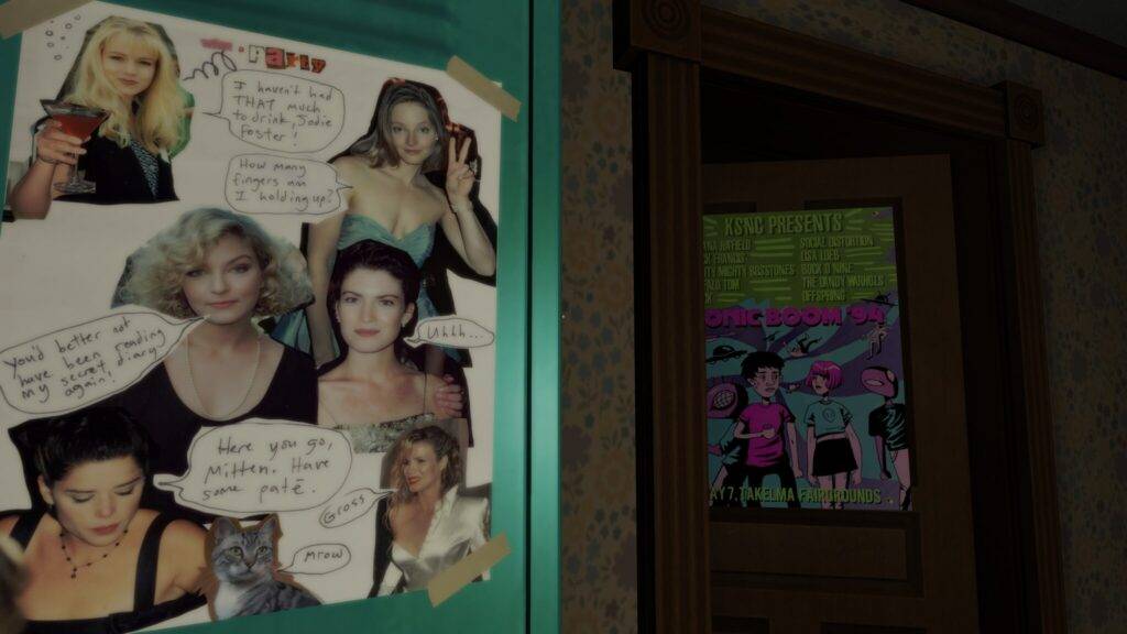 screenshot of gameplay from gone home