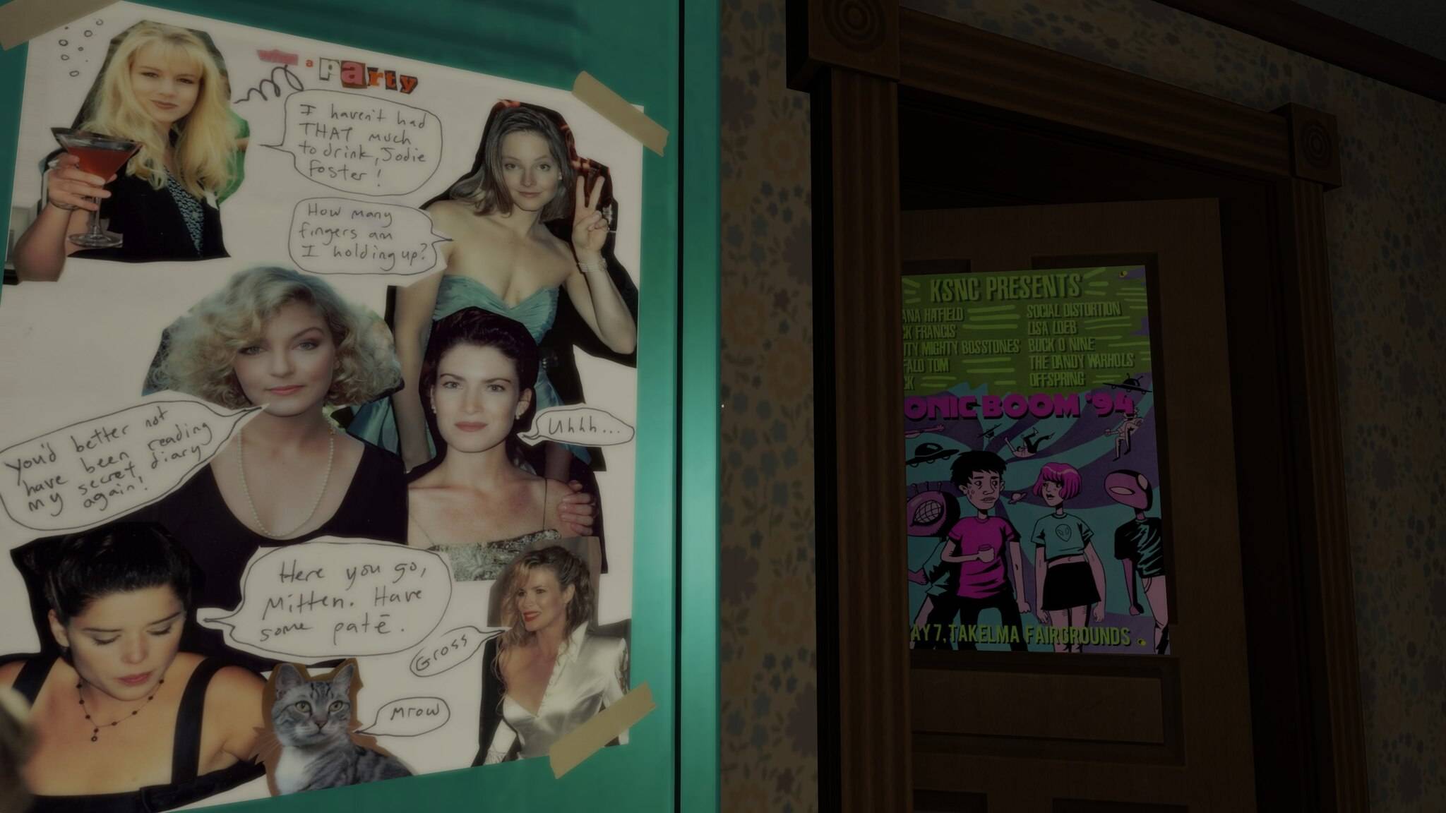 screenshot of gameplay from gone home