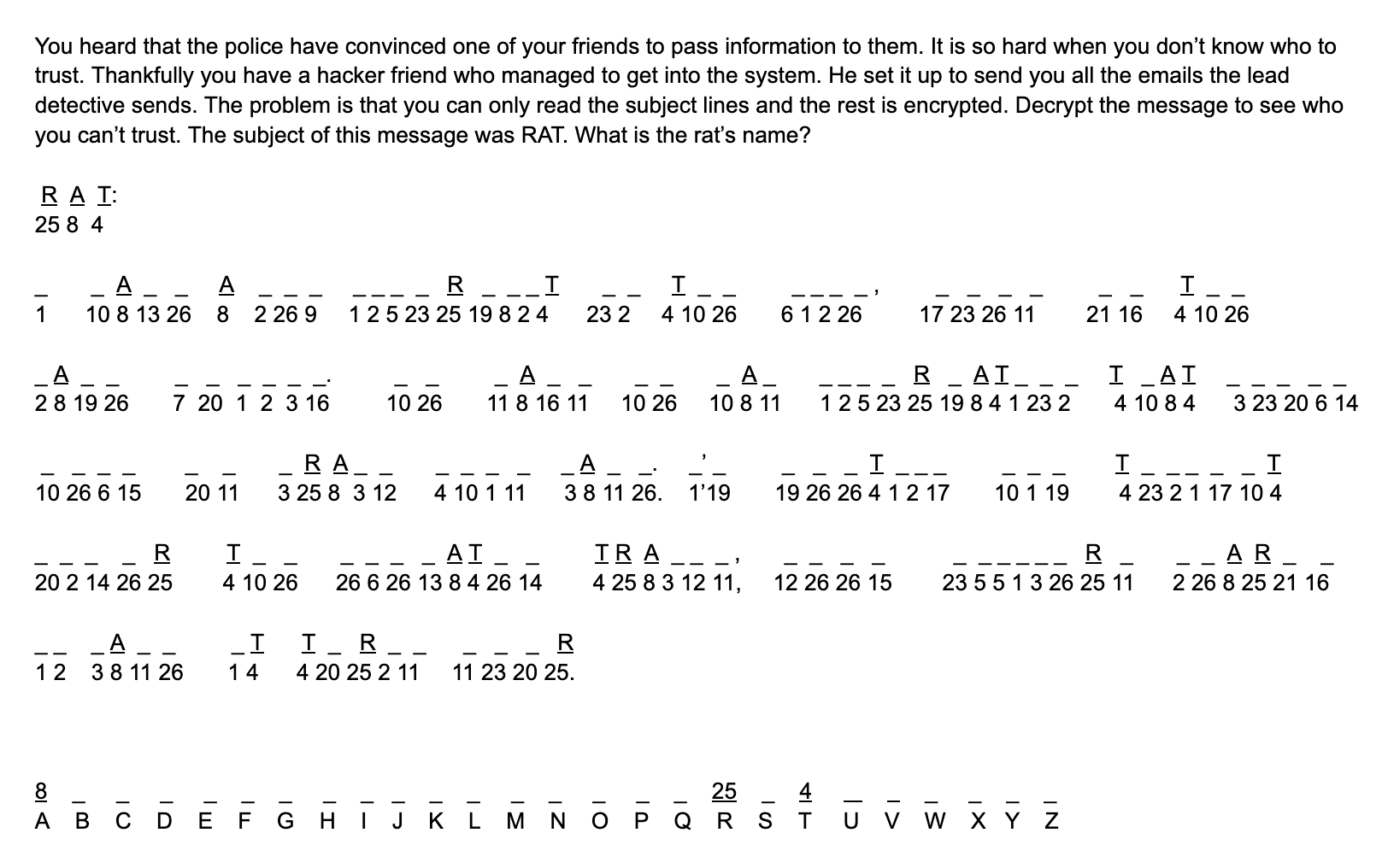 Puzzle 1 – Heist Iteration #2