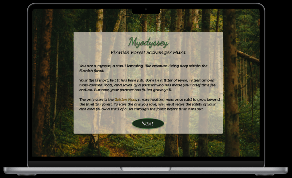 design mockup for myodyssey interface (2)