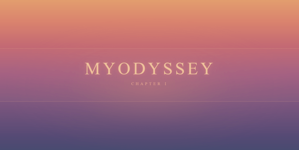 myodyssey title screen
