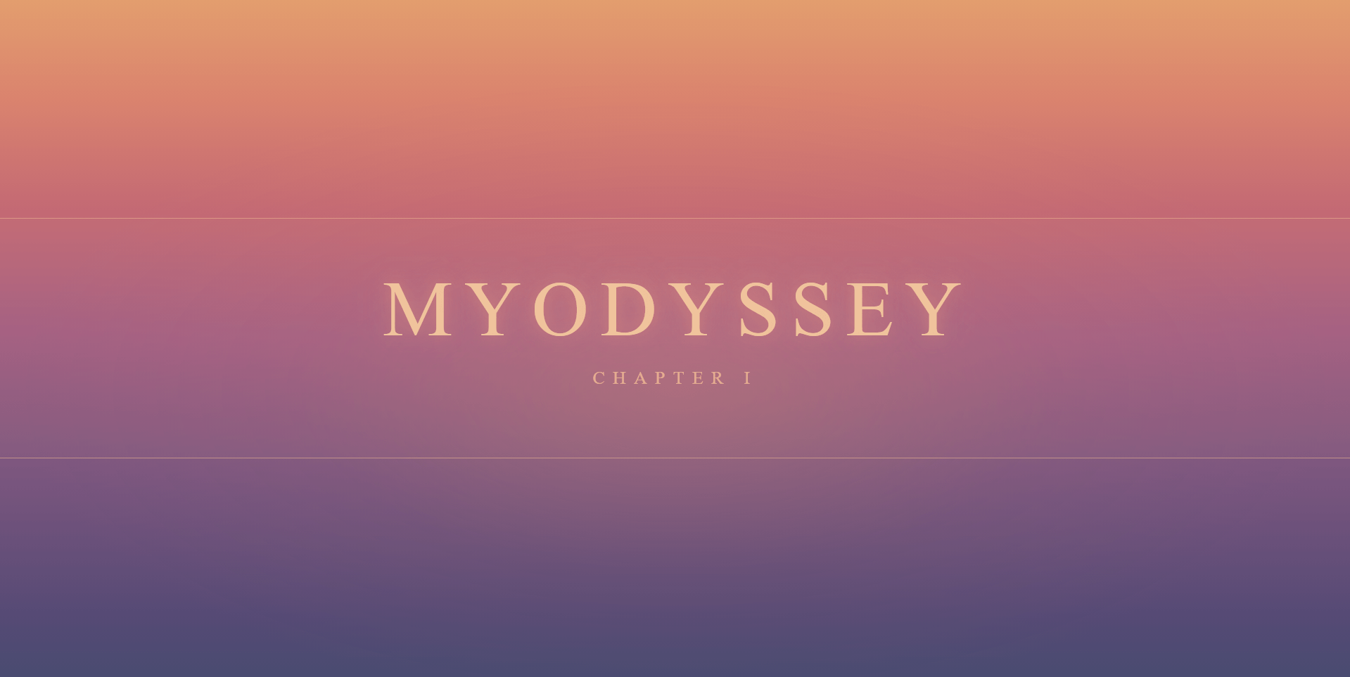 myodyssey title screen
